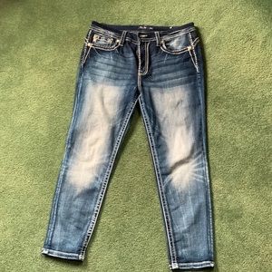 Miss Me Easy Fit (Curvy) Ankle Skinny Jeans 33x27
